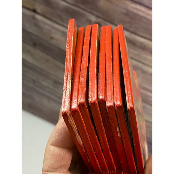 Set Of 8 Island Heritage Hawaiian Shirt Shaped Aloha Themed Cork Backed Coasters - Picture 10 of 13